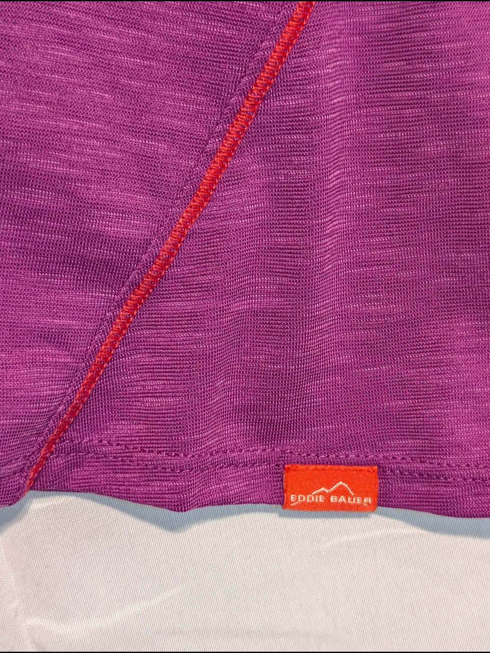 Eddie Bauer Purple Long Sleeve Athletic Top - Picture 4 of 9